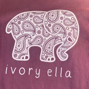 Maroon Long Sleeve Ivory Ella